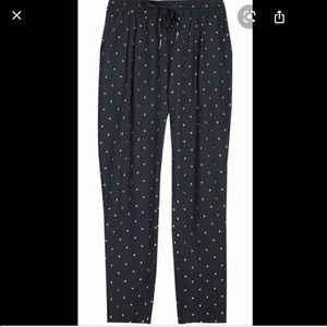 Joie silk joggers with gold dots